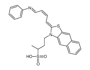 2-[4-(phenylamino)-1,3-butadienyl]-3-(3-sulphonatobutyl)naphtho[2,3-d]thiazolium picture