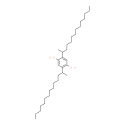 bis(1-methyltridecyl)hydroquinone structure