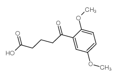 5-(2,5-dimethoxyphenyl)-5-oxo-pentanoic acid结构式