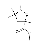 3,3,5-trimethyl-isoxazolidine-5-carboxylic acid methyl ester Structure