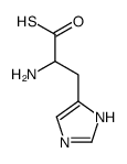 2-amino-3-(1H-imidazol-5-yl)propanethioic S-acid Structure