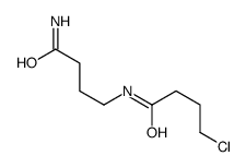 4-(4-chlorobutanoylamino)butanamide Structure