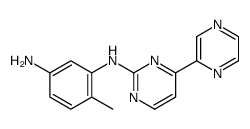 6-Methyl-N1-(4-(pyrazin-2-yl)pyrimidin-2-yl)benzene-1,3-diamine Structure