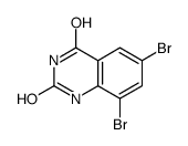 6,8-dibromo-1H-quinazoline-2,4-dione结构式
