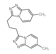 1,2,4-Triazolo[4,3-a]pyridine,3,3'-(1,3-propanediyl)bis[7-methyl- picture