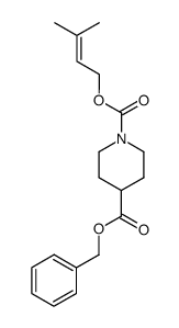 1-(3-methyl-2-butenyl)-4-(benzyloxycarbonyl)piperidine Structure