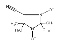 4-氰基-2,2,5,5-甲基-3-咪唑啉-3-氧化物-1-氧基结构式