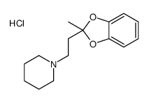 1-[2-(2-methyl-1,3-benzodioxol-2-yl)ethyl]piperidin-1-ium,chloride结构式