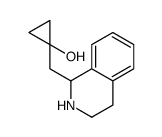 1-(1,2,3,4-tetrahydroisoquinolin-1-ylmethyl)cyclopropan-1-ol Structure