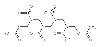 2,4,6,8-tetranitro-2,4,6,8-tetraazanonane-1,9-diyl diacetate结构式