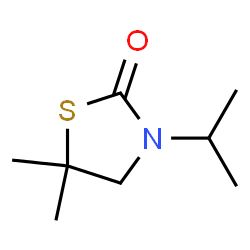 2-Thiazolidinone,5,5-dimethyl-3-(1-methylethyl)-(9CI)结构式