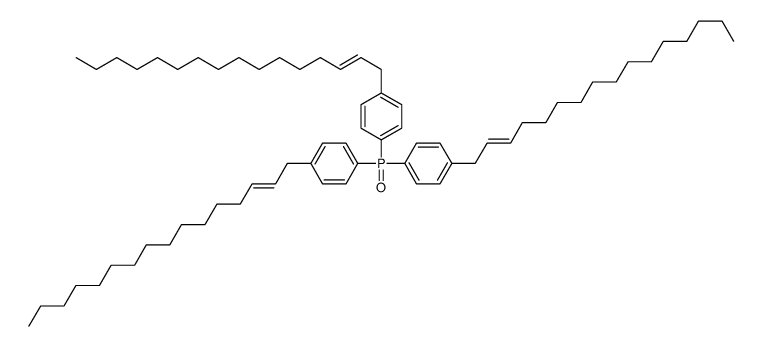 1-bis(4-hexadec-2-enylphenyl)phosphoryl-4-hexadec-2-enylbenzene Structure
