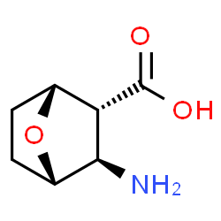 7-Oxabicyclo[2.2.1]heptane-2-carboxylicacid,3-amino-,(1R,2R,3R,4S)-rel-(9CI)结构式
