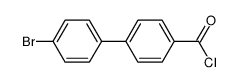 4-bromobiphenyl-4'-carbonyl chloride结构式