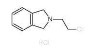 2-(2-chloroethyl)-1,3-dihydroisoindole chloride Structure