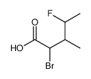2-bromo-4-fluoro-3-methylpentanoic acid Structure