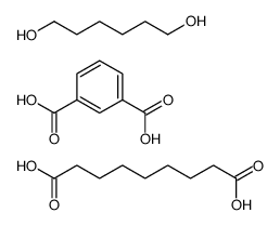 benzene-1,3-dicarboxylic acid,hexane-1,6-diol,nonanedioic acid Structure