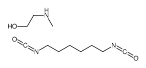 1,6-diisocyanatohexane,2-(methylamino)ethanol Structure