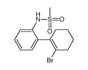 N-[2-(2-bromocyclohexen-1-yl)phenyl]methanesulfonamide结构式