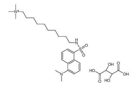 1-(5-dimethylaminonaphthalene 1-sulfonamido)decane-10-trimethylammonium picture