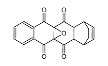 5a,11a-epoxy-1,4-ethano-1,4,4a,5a,11a,12a-hexahydronaphthacene-5,6,11,12-tetraone结构式