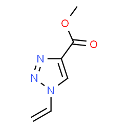 1H-1,2,3-Triazole-4-carboxylicacid,1-ethenyl-,methylester(9CI) Structure