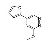 5-(furan-2-yl)-3-methoxy-1,2,4-triazine Structure