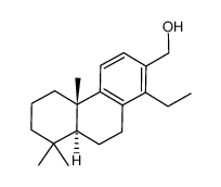 1-Ethyl-4b,5,6,7,8,8a,9,10-octahydro-4b,8,8-trimethyl-2-phenanthrenemethanol结构式