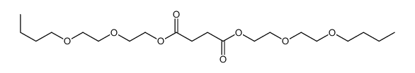 bis[2-(2-butoxyethoxy)ethyl] butanedioate结构式