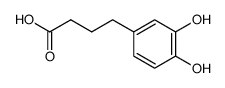 4-(3,4-二羟基苯基)丁酸结构式
