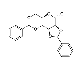 甲基exo-2,3：4,6-二-O-亚苄基-α-D-甘露吡喃糖苷图片