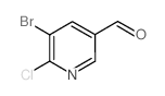 5-Bromo-6-chloronicotinaldehyde Structure