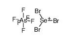 tribromoselenonium hexafluoroarsenate(V) Structure