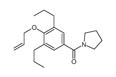 (4-prop-2-enoxy-3,5-dipropylphenyl)-pyrrolidin-1-ylmethanone结构式