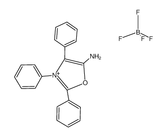 5-imino-2,3,4-triphenyl-1,3-oxazolinium fluoroborate Structure