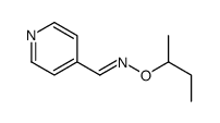 (E)-N-butan-2-yloxy-1-pyridin-4-ylmethanimine结构式