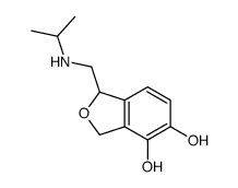4,5-Isobenzofurandiol, 1,3-dihydro-1-[[(1-methylethyl)amino]methyl]- (9CI) structure
