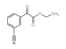 ethyl 2-(3-cyanophenyl)-2-oxoacetate structure