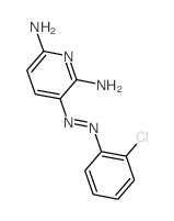 3-((o-Chlorophenyl)azo)-2,6-diaminopyridine Structure