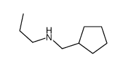 N-(cyclopentylmethyl)propan-1-amine结构式