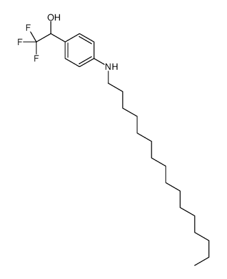 2,2,2-trifluoro-1-[4-(hexadecylamino)phenyl]ethanol结构式