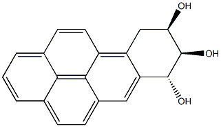 7,8,9,10-Tetrahydrobenzo[a]pyrene-7α,8β,9β-triol结构式