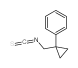 [1-(isothiocyanatomethyl)cyclopropyl]benzene结构式