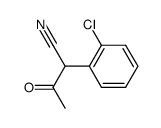 2-(2-chloro-phenyl)-acetoacetonitrile Structure