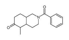 2-benzoyl-5-methyl-decahydroisoquinoline-6-one结构式