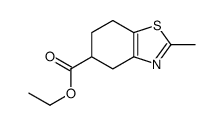 ethyl 4,5,6,7-tetrahydro-2-methylbenzothiazole-5-carboxylate结构式