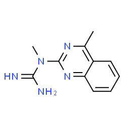 Guanidine, N-methyl-N-(4-methyl-2-quinazolinyl)- (9CI)结构式