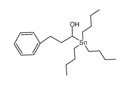 3-phenyl-1-(tributylstannyl)propan-1-ol Structure