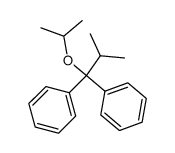 1,1-diphenyl-2-methyl-n-propyl isopropyl ether结构式