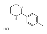 2-(p-Tolyl)tetrahydro-2H-1,3-thiazine hydrochloride Structure